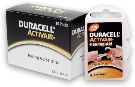 Photo 1 of ***MISSING ONE PACK***40 Duracell Activair Hearing Aid Batteries Size: 13 
