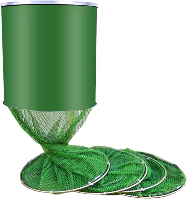 Photo 1 of ***STOCK PHOTO REFERENCE ONLY***
Fish Baskets Foldable Fish Protection, Equipped with Fish Cage Net Bags, Fish Farming Net Bags, Fishing Nets, Thickened Woven Fish Storage, Portable Easy to Use Fishing Protection
