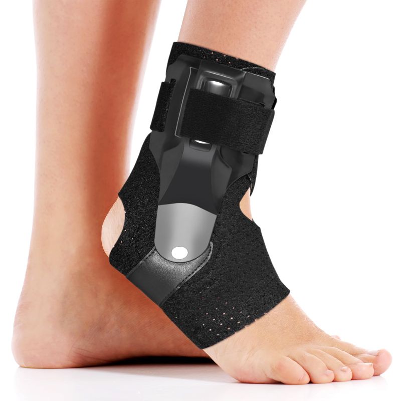 Photo 1 of  Ankle Brace with Side Stabilizers -Adjustable Ankle Support