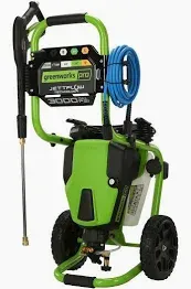 Photo 1 of *** LOOK AT NOTES**  Greenworks Pro 3000 PSI 2-GPM Cold Water Electric Pressure Washer with 5 Spray Tips