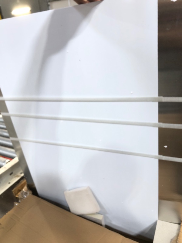 Photo 1 of ***DENT ON SIDE TOP ** Commercial Prep Table 29.9 x 23.6 in. Stainless Steel WHITE TOP 