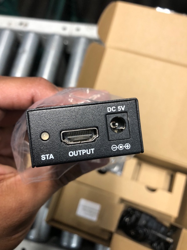 Photo 4 of ***LOOKS NEW*** HDMI Extender Splitter 1 x 2, JCHICI 4K@30Hz 100M(328fts) HDMI Extender Over Cat5e/6 with Loopout and EDID Copy Function, Lossless Transmission and Zero Latency, Support 3D JC-EX6132HS