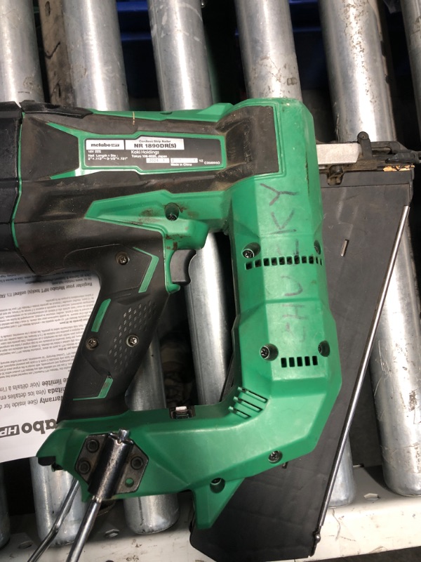 Photo 3 of **PARTS ONLY**NON REFUNDABLE**
Metabo HPT 3.5-in 21-Degree Cordless Framing Nailer (BAG, Battery & Charger Included)