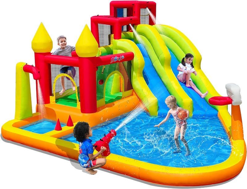 Photo 1 of ***looks brand new*** Inflatable Water Slide, Castle Bounce House with Slides,