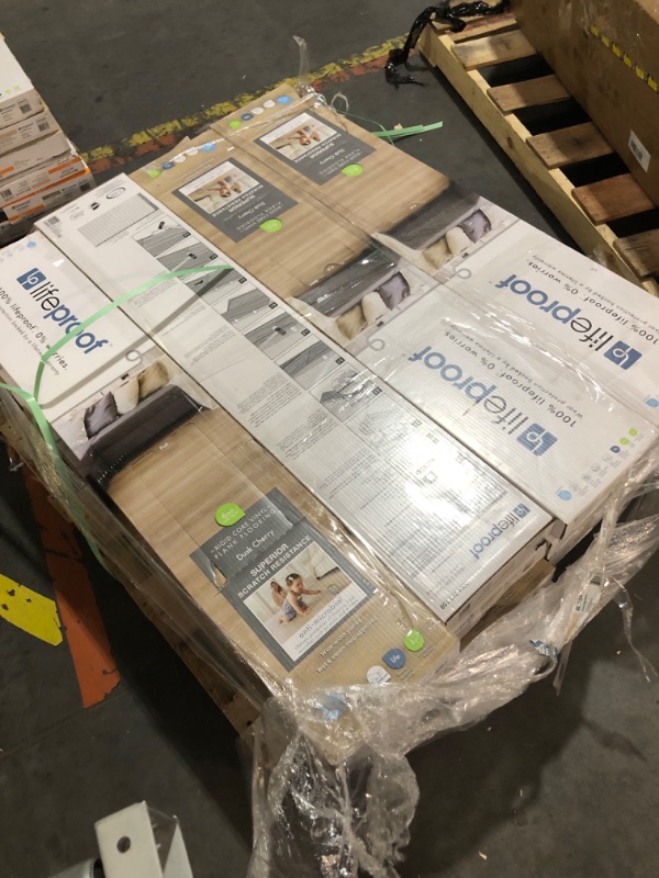 Photo 5 of *** PALLET OF FLOORING - TRUCK/TRAILER PICKUP ONLY*** Lifeproof Dusk Cherry 6 MIL x 8.7 in. W x 48 in. L Click Lock Waterproof Luxury Vinyl Plank Flooring  TOTAL OF 16 BOXES 