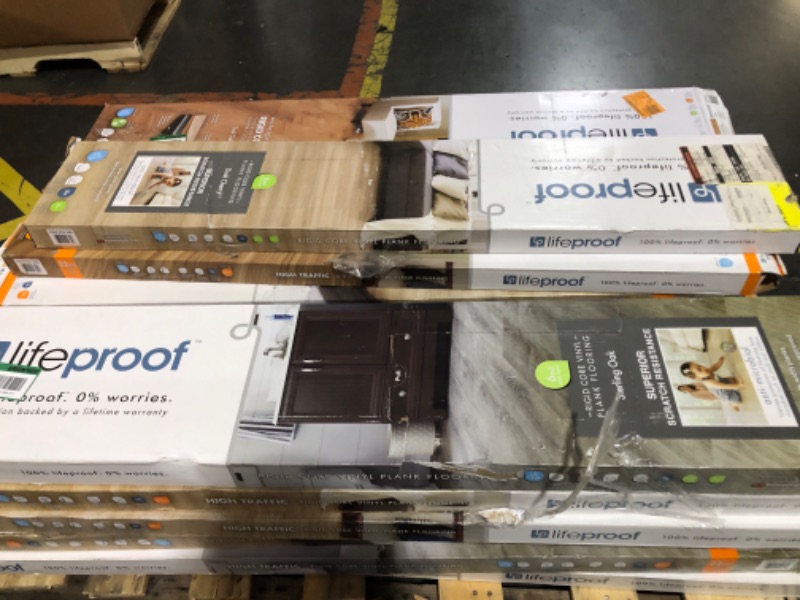 Photo 2 of *** PALLET OF TILE VARIETY - - SOLD AS IS- TRUCK/TRAILER PICKUP ONLY*** Lock Waterproof Luxury Vinyl  FloorinG