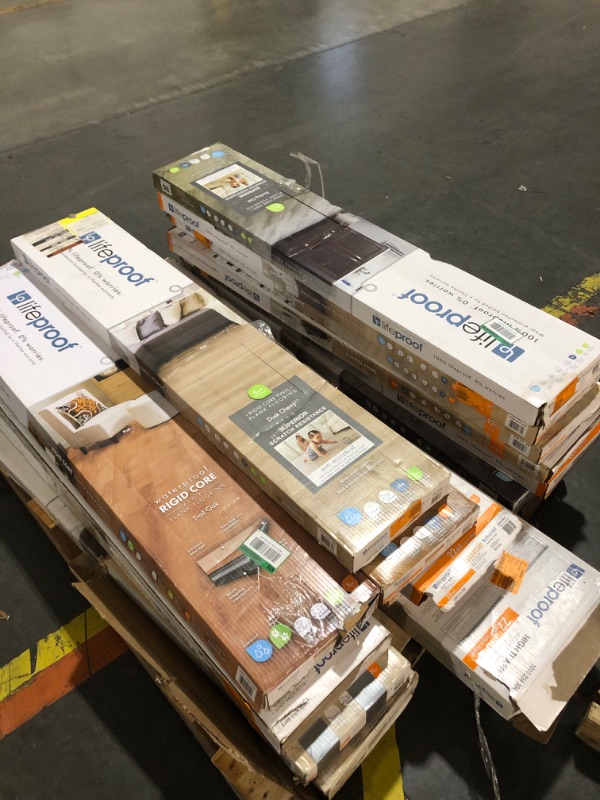 Photo 1 of *** PALLET OF TILE VARIETY - - SOLD AS IS- TRUCK/TRAILER PICKUP ONLY*** Lock Waterproof Luxury Vinyl  FloorinG