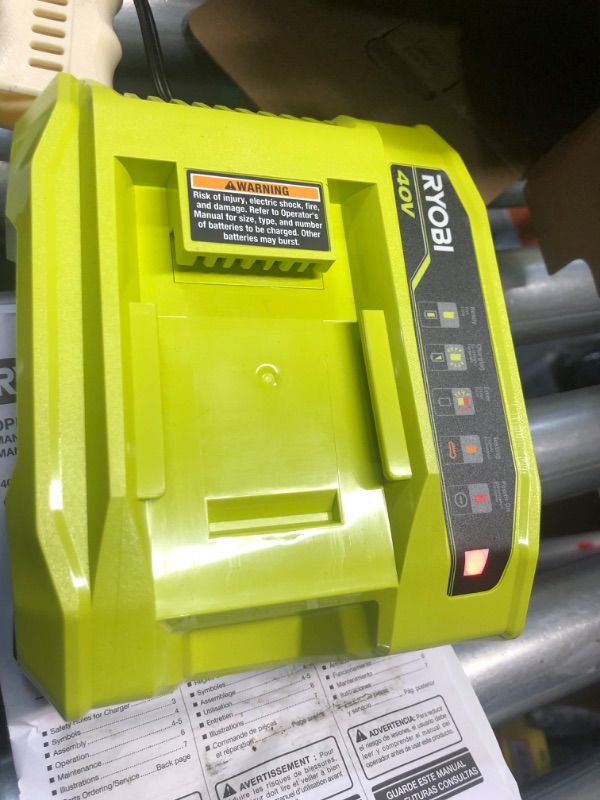 Photo 2 of (READ FULL POST) RYOBI 40V Lithium-Ion Rapid Charger