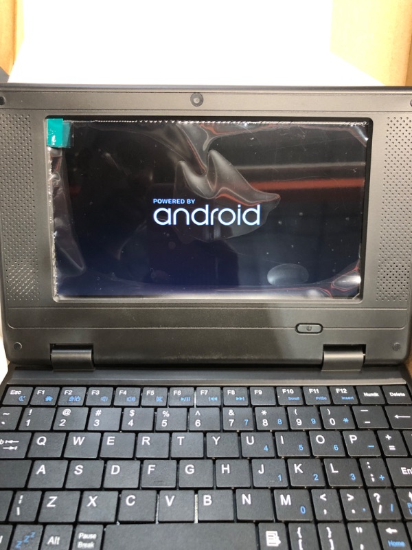 Photo 1 of ***USED***7 Inch Portable Mini Computer Laptop PC Netbook for Kids Android 12 Quad Core 32GB WiFi Built in Camera Netflix YouTube Flash Player (Black)
