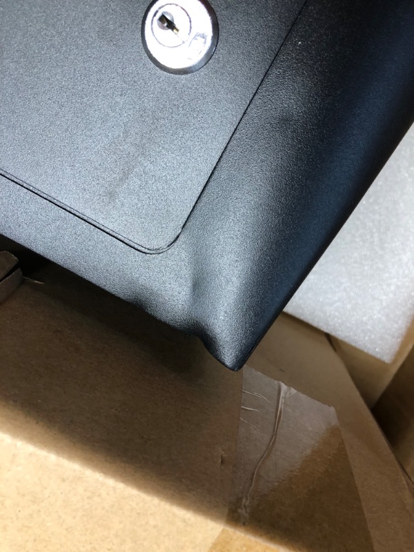 Photo 5 of ***DAMAGED - BENT AND WARPED - SEE PICTURES - LIKELY MISSING PARTS - UNABLE TO VERIFY FUNCTIONALITY***
Sleek Floor Stand Kiosk for Monitors – CTA Sleek Floor Kiosk Stand with Printer Slot for Monitors 15" to 32" up to 33lbs - for Check-in Stations & POS S