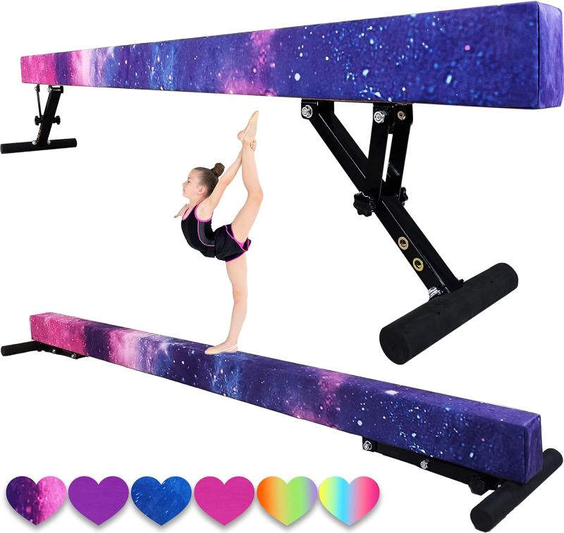 Photo 1 of ***SEE NOTES*** Adjustable Balance Beam for Kids - 8FT gymnasitcs Beam - high and Lower Floor Beam for Gymnastic Center Gymnastics 