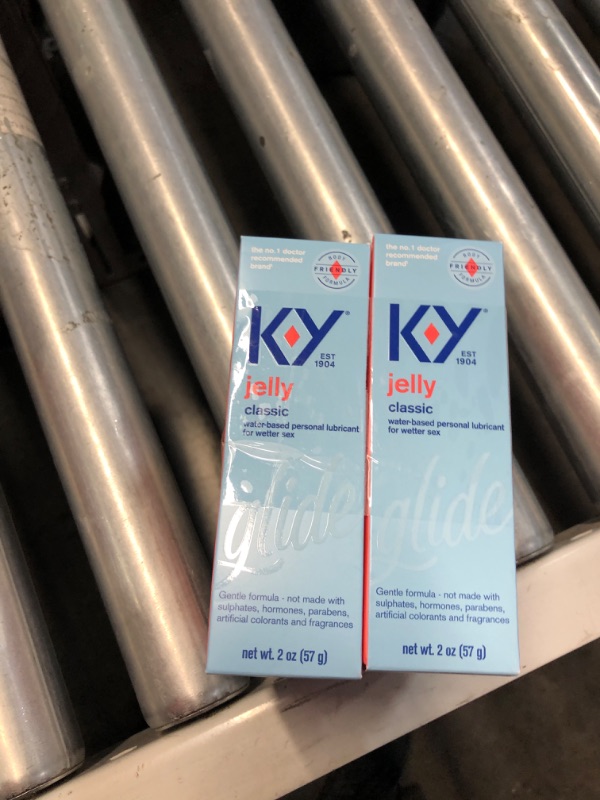 Photo 2 of **4PACK** **EXP. 2/14/2026** K-Y Jelly Personal Lubricant (2oz), Premium Water Based Lube For Men, Women & Couples 2 Ounce