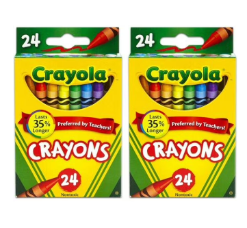 Photo 1 of ***4PACK** Crayola Crayons 24 ct (Pack of 2)