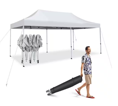 Photo 1 of ***NONREFUNDABLE - PARTS ONLY - SEE COMMENTS***
10 ft. x 20 ft. White Pop-Up Canopy Tent UPF 50 Plus Folding Instant Sun Shelter Patio
