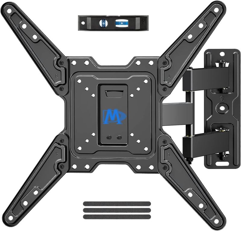 Photo 1 of  Mounting Dream UL Listed TV Wall Mount for Most 26-55 Inch TVs, Full Motion TV Mount with Perfect Center Design, Articulating Wall Mount TV Bracket Swivel and Tilt, Max VESA 400x400mm, Up to 77LBS
