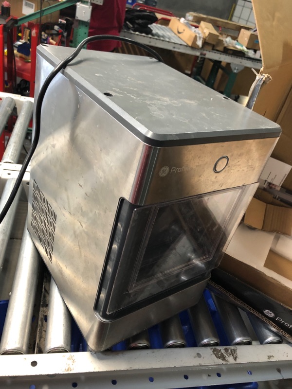 Photo 10 of ***USED - MISSING PARTS - UNTESTED - SEE COMMENTS***
GE OPAL01GENKT Profile Opal | Countertop Nugget Ice Maker with Side Tank | Portable Ice Machine Makes up to 24 lbs. of Ice Per Day | Stainless Steel Finish