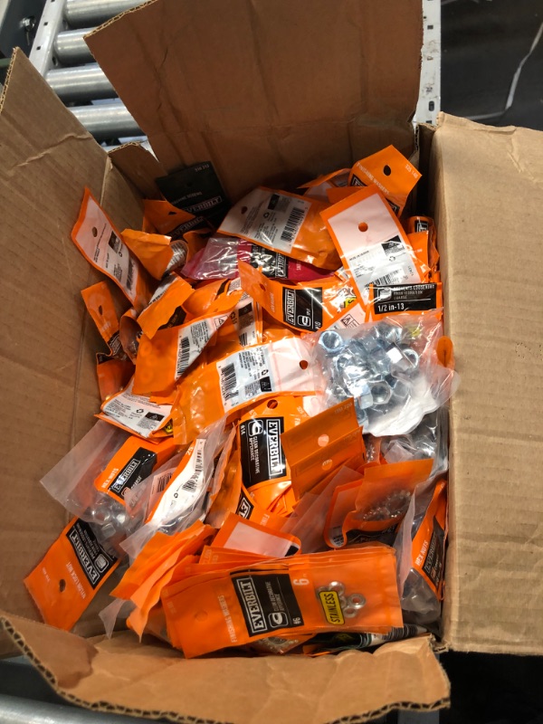 Photo 1 of **BOX OF MIS HARDWARE/COSMETIC (NUTS/WASHERS) SIZES VARY**
#10-24 Zinc Plated Tee Nuts