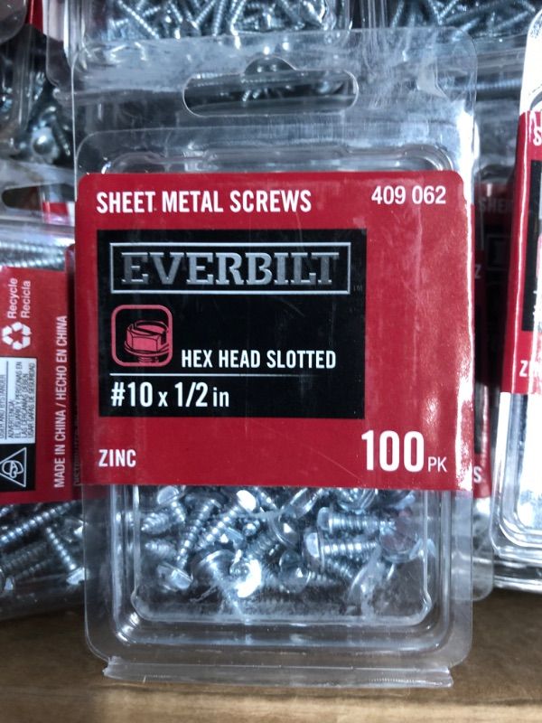 Photo 3 of ***NONREFUNDABLE - SEE COMMENTS***
Bundle of Various Everbilt Screws/Hardware, Many Different Sizes, Materials