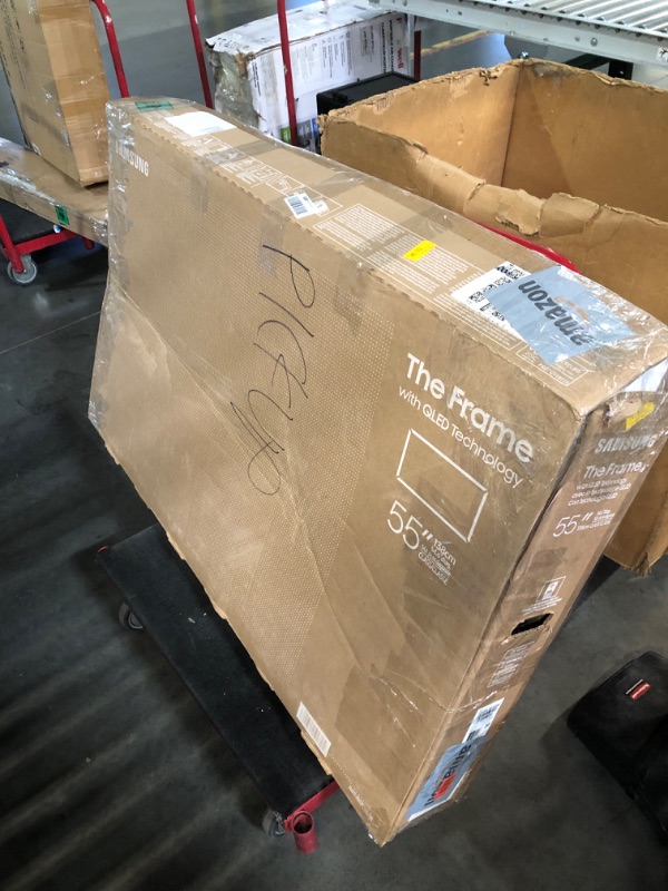 Photo 9 of ***FACTORY SEALED***
SAMSUNG 55-Inch Class QLED 4K LS03D The Frame Series Quantum HDR Smart TV w/ Dolby Atmos, Art Mode, Anti-Reflection, Customizable Frame, Slim Fit Wall Mount with Alexa Built-In (QN55LS03D, 2024 Model) 55-Inch TV Only TV Only