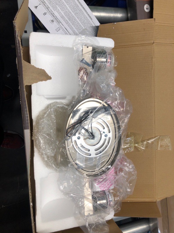 Photo 2 of ***PARTS ONLY******NON REFUNDABLE***
allen + roth 3-Light Merington Brushed Nickel Standard Bathroom Vanity Light