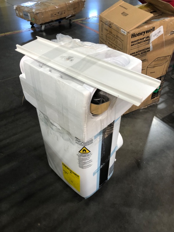 Photo 1 of ***USED - POWERS ON - UNABLE TO TEST FURTHER - NO PACKAGING - LIKELY MISSING PARTS - SEE PICTURES***
Honeywell 13,000 BTU Smart WiFi Portable Air Conditioner for Bedroom, Basement, Living Room, 115V, Cools Rooms Up to 625 Sq. Ft, Dehumidifier with Alexa V