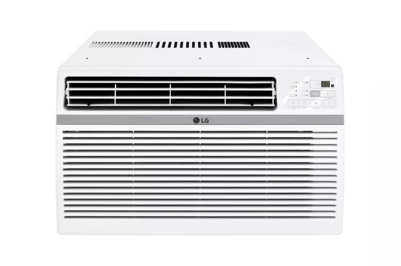 Photo 1 of **NON-REFUNDABLE** (PARTS/SCRAP) LG 24,500 BTU 208/230-Volt Window Air Conditioner Cools 1,550 Sq. Ft. with Remote in White