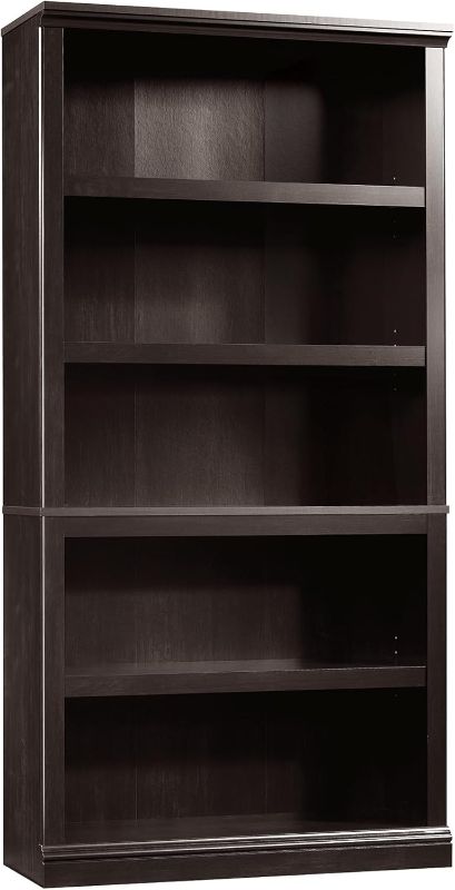 Photo 1 of **MISSING PARTS READ NOTES**STOCK PHOTO FOR REFERENCE ONLY**
5-Shelf Wood Bookcase Freestanding Display Bookshelf for Home Office School (Black,11.6" Depth*33" Width*59.8" Height)