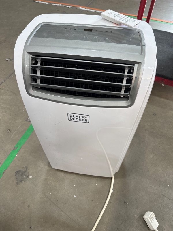 Photo 2 of **USED // READ NOTES**
BLACK+DECKER BPACT12WT Portable Air Conditioner, 12,000 BTU, White