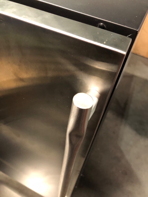 Photo 8 of ***USED - DAMAGED - UNABLE TO TEST - NO PACKAGING - SEE PICTURES***
DI50P 65Lb Premium Clear Ice Cube Maker Machine with Drain Pump Blue LED and Energy Star Built-In Undercounter or Freestanding Household Residential or Commercial Use, 15 Inch Wide, Silve