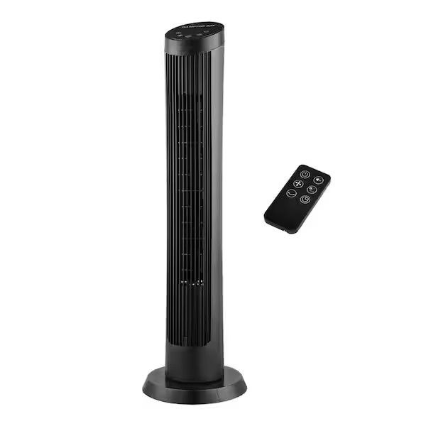 Photo 1 of **Missing the fan base and remote** 40 in. 4 Speed Digital Oscillating Tower Fan with Remote Control in Black
