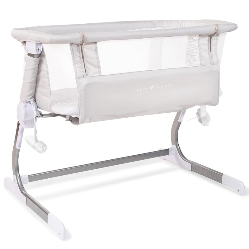 Photo 1 of **MISSING PIECES**
Baby Delight Beside Me Dreamer Bassinet | Bedside Sleeper | 6-Position Height Adjustment | Driftwood Grey