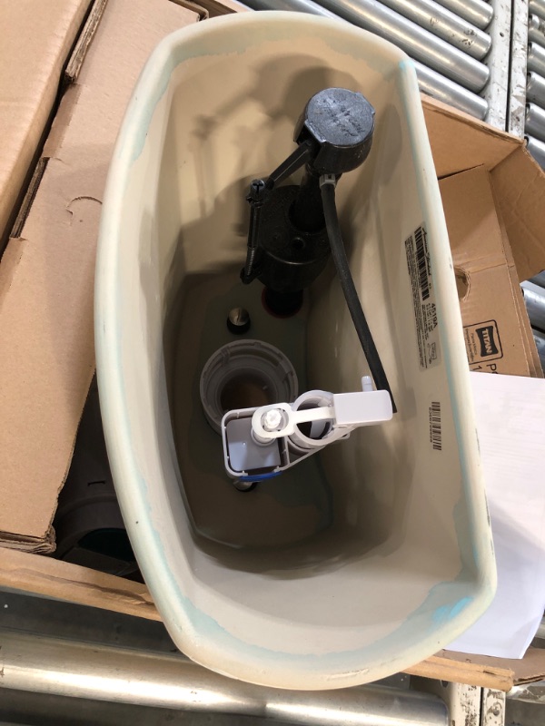 Photo 6 of ***USED - SCRATCHED - LIKELY MISSING PARTS - UNABLE TO VERIFY FUNCTIONALITY - SEE PICTURES***
American Standard Edgemere 1.1 / 1.6 GPF Dual Flush Toilet Tank Only
