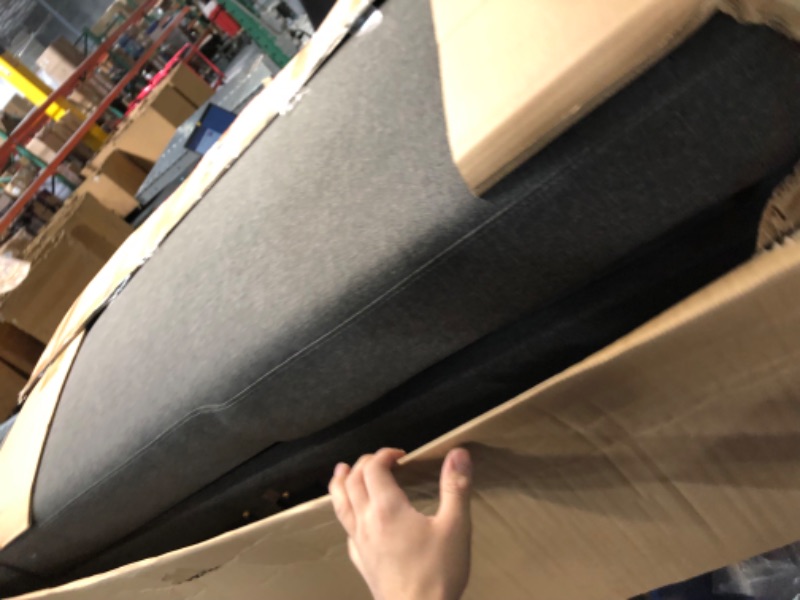Photo 1 of **PARTS ONLY PARTIAL SET**READ NOTES**
UBGO L-Shape Convertible Sleeper Sectional Sofa with Storage Chaise and Pull-Out Bed, Dark Grey