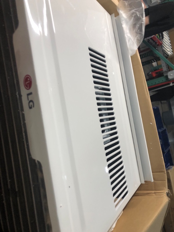 Photo 3 of ***USED - DAMAGED - BENT - UNABLE TO TEST - LIKELY MISSING PARTS - SEE PICTURES***
LG 14000 BTU Smart Wi-Fi Enabled Window Air Conditioner with 4-Way Air Deflection, Thermostat Control, Cools 700 Square Feet for Bedroom, Living Room and Apartment