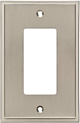 Photo 1 of 
Brainerd Simple Steps 1-Gang Satin Nickel Single Decorator Wall Plate - (2 pack) 