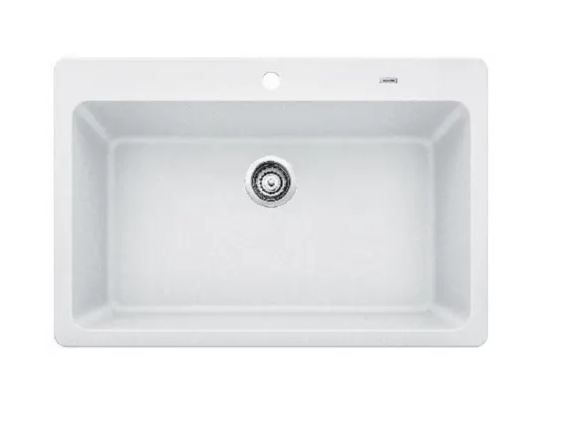 Photo 1 of (READ FULL POST) Blanco Grandis 35" Drop-In or Undermount Single Basin Silgranit Kitchen Sink (MEASURES 35 1/2 X 20) 
