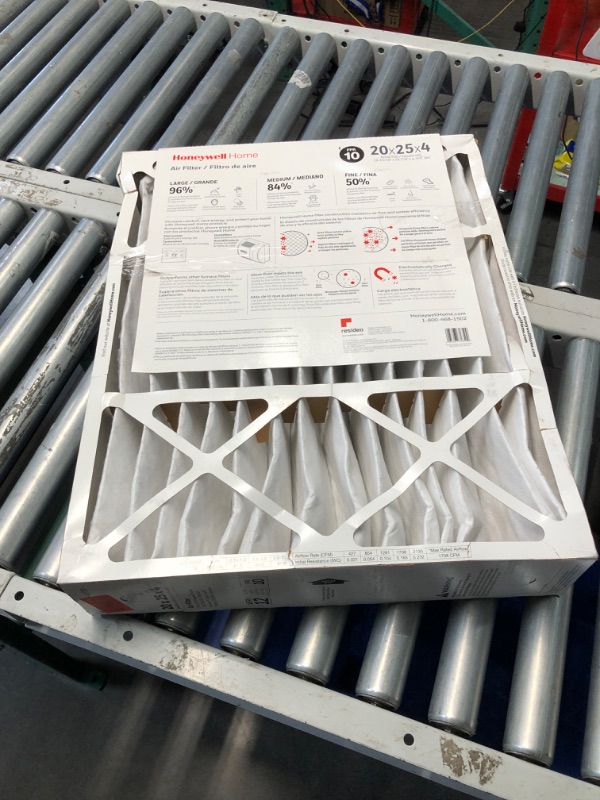 Photo 3 of (READ FULL POST) 20 x 25 x 4 Pleated Furnace Air Filter FPR 10, MERV 12