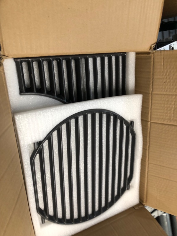 Photo 2 of 64815 Grill Grates for Weber Gourmet BBQ System GS4 Spirit II 200 & I Spirit 200 SER Grill Replacement Parts for Weber Spirit 2 Grill Parts Weber E210 Cooking Grates 7637 67022 69800 69799 Cast Iron Cast Iron 64815 for Weber GS4 Spirit II & I 200