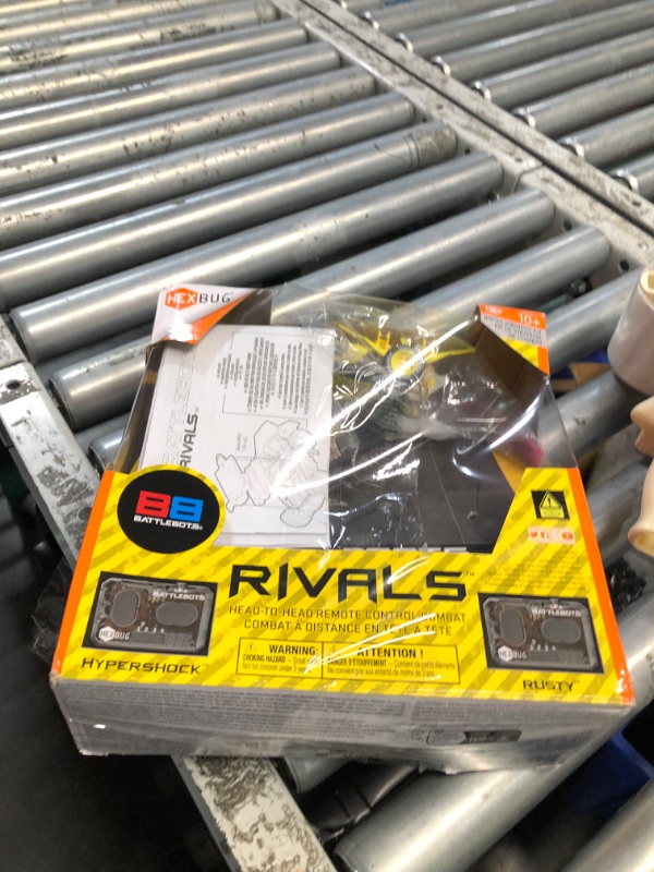 Photo 2 of **NON-REFUNDABLE, PARTS ONLY** HEXBUG BattleBots Rivals 6.0 Rusty and Hypershock, Remote Control Robot Toys for Kids, STEM Toys for Boys and Girls Ages 8 & Up, Batteries Included New Version