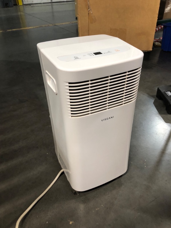 Photo 2 of ***USED - UNTESTED - MISSING PARTS - SEE COMMENTS***
Vissani 5,000 BTU 115-Volt Portable Air Conditioner for 150 sq. ft. Rooms Dehumidifies and Remote in White