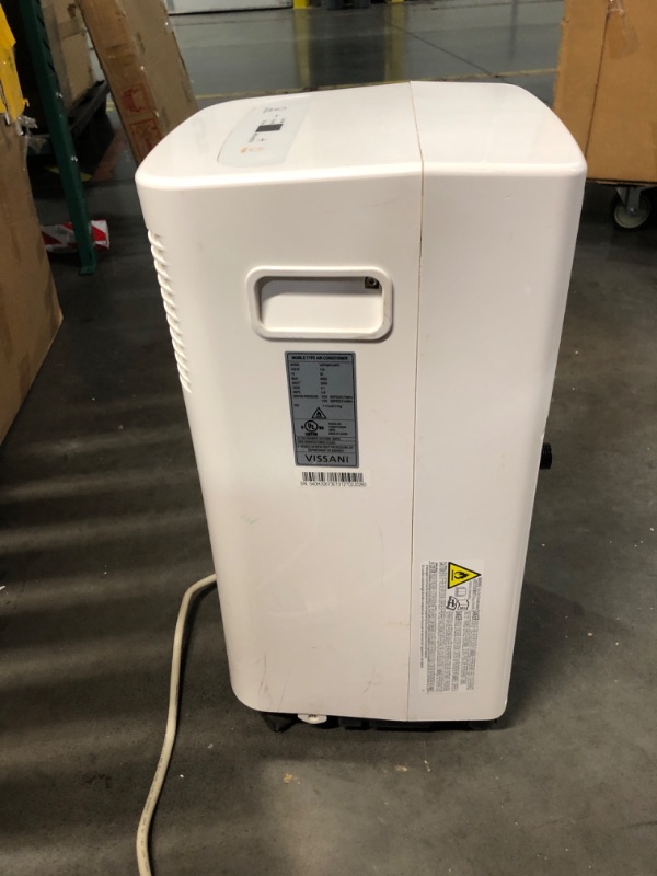 Photo 1 of ***SEE NOTES*** 5,000 BTU 115-Volt Portable Air Conditioner for 150 sq. ft. Rooms with Dehumidifier and Remote in White