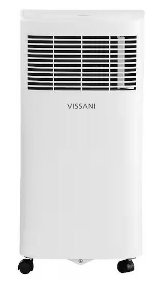 Photo 1 of ***USED - UNTESTED - MISSING PARTS - SEE COMMENTS***
Vissani 5,000 BTU 115-Volt Portable Air Conditioner for 150 sq. ft. Rooms Dehumidifies and Remote in White