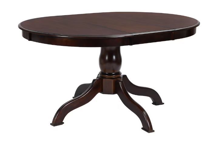 Photo 1 of **NONREFUNDABLE**FOR PARTS OR REPAIR**SEE NOTES**
Homy Casa Zareef 60.7 in. Oval Removable Leaf Brown Wood Dining Table