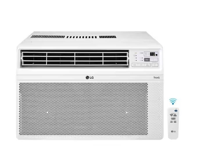 Photo 1 of * see notes* 14,000 BTU 115V Window Air Conditioner Cools 700 sq. ft. with Wi-Fi, Remote and in White
