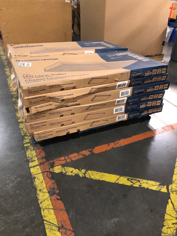 Photo 4 of *** PALLET OF GENERAL MERCHANDISE SOLD AS IS- TRUCK/TRAILER PICKUP ONLY*** Lithonia Lighting Contractor Select GT 2 ft. x 4 ft. Integrated LED 4000 Lumens 4000K 120V Commercial Grade Recessed Troffer