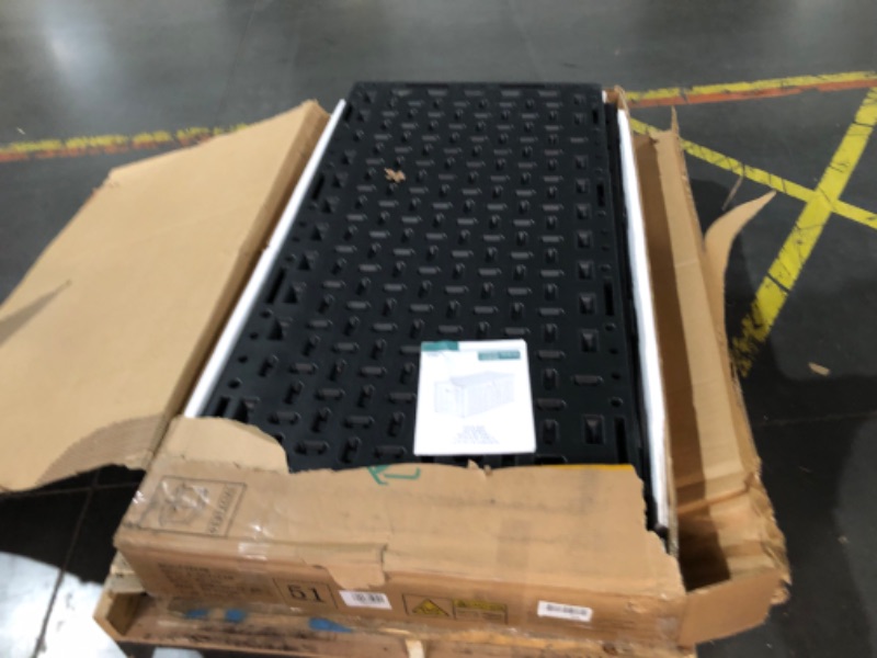 Photo 1 of **MISSING HARDWARE**DAMAGED PARTS*** 
YITAHOME XXL 230 Gallon Large Deck Box,Outdoor Storage for Patio Furniture Cushions,Garden Tools with Flexible Divider,Waterproof,Lockable (Black)
