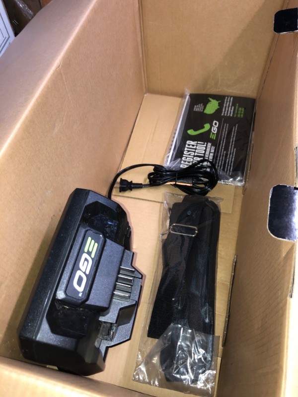Photo 1 of **USED READ NOTES**
EGO POWER+ 56-volt 765-CFM 200-MPH Battery Handheld Leaf Blower 5 Ah