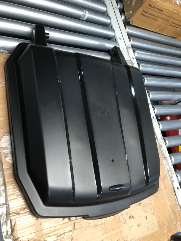 Photo 1 of **LID ONLY**(REPLACEMENT LID)
Roughneck 45 Gal. Black Wheeled Vented Trash Can Replacement Lid
