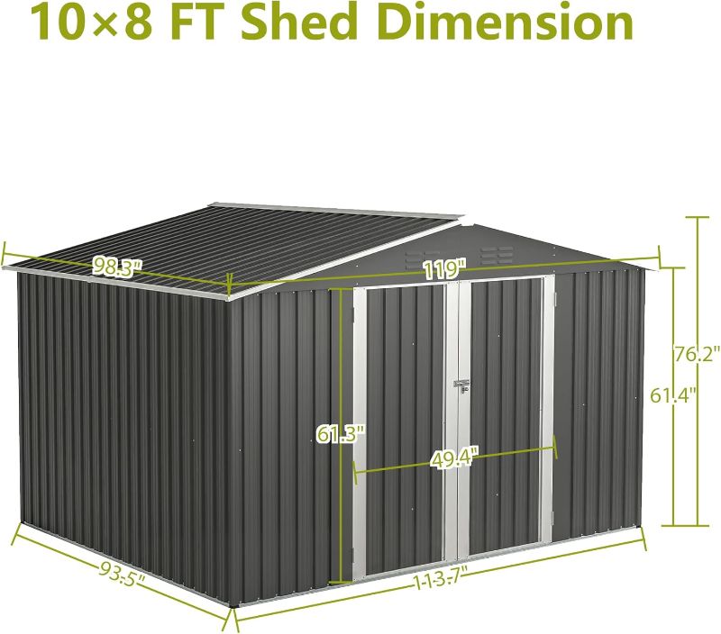 Photo 4 of (READ FULL POST) DHPM Outdoor Sheds 10FT x 8FT & Outdoor Storage (SPARE HARDWARE)