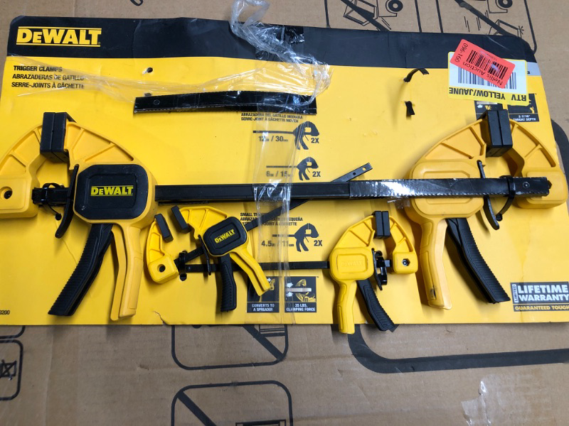 Photo 2 of (READ FULL POST) DEWALT Clamp Set (4 OF 6-Piece)